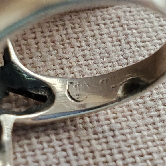 Shube sterling Southwestern Lapis Sterling Feather Swirl Ring 5 - Picture 14 of 14